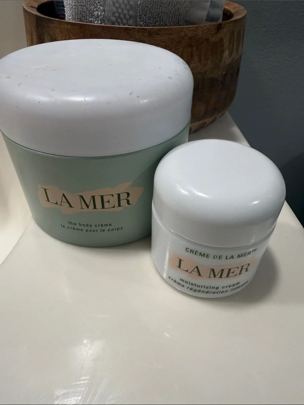 La Mer empty moisturizing cream & Empty The body Cream